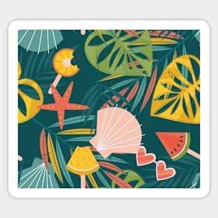 Tropical Summer Pattern | Urban Finery Sticker